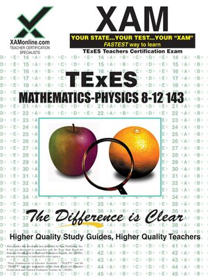 cover image of TExES Mathematics-Physics 8-12 143